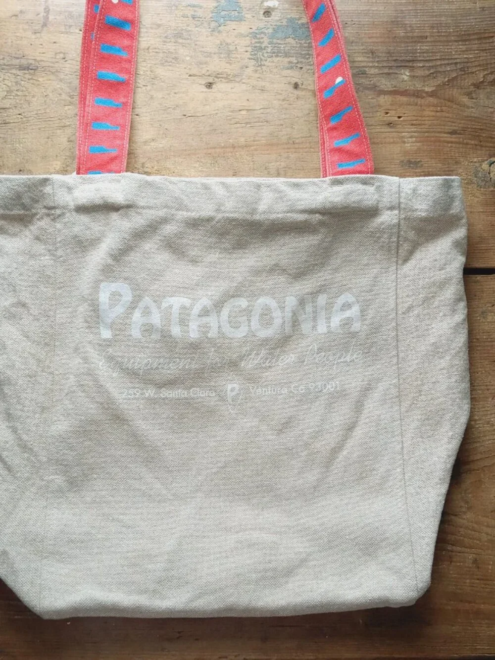 Patagonia Recycled Market Tote Bag. - Picture 2 of 5